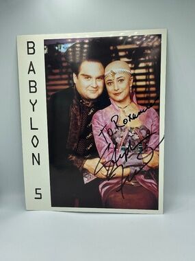 Babylon 5 Autographed Stephen Furst Signed Photo Vir Cotto 8x10 Promo Card